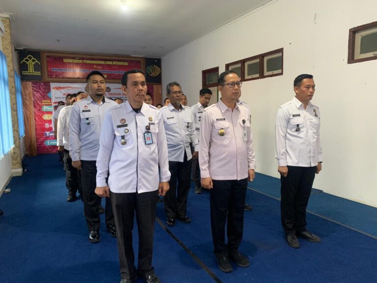 Lapas Banyuasin Ikuti Apel Bersama Tahun 2025, Ini Pesan Menko Hukum, HAM, Imigrasi dan Pemasyarakatan