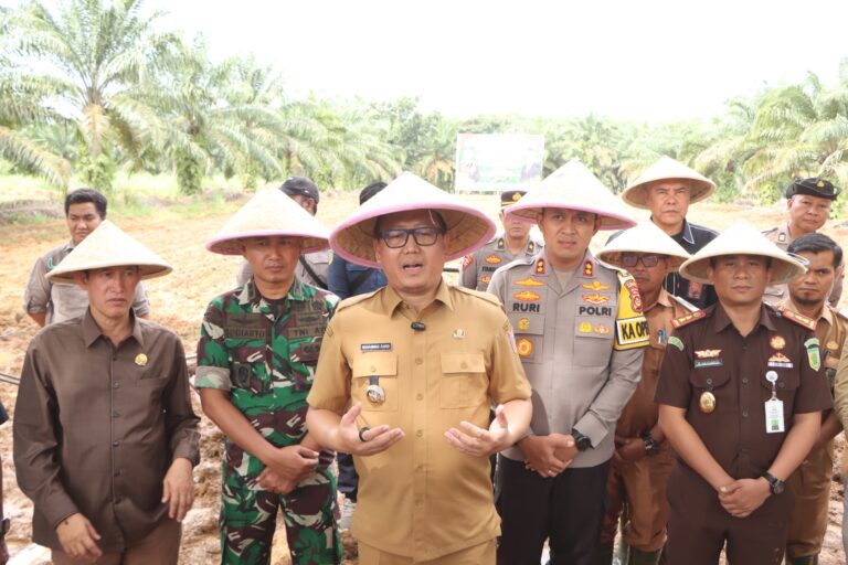 Polres Banyuasin Dukung Ketahanan Pangan, Launching Penanaman Jagung serentak 1 Juta Hektare  