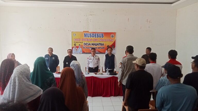 Gelar Musdesus Pembetukan Koprasi Merah Putih, Kades Majatra ‘Nurholis’ : Kembangkan Potensi Ekonomi Lokal 