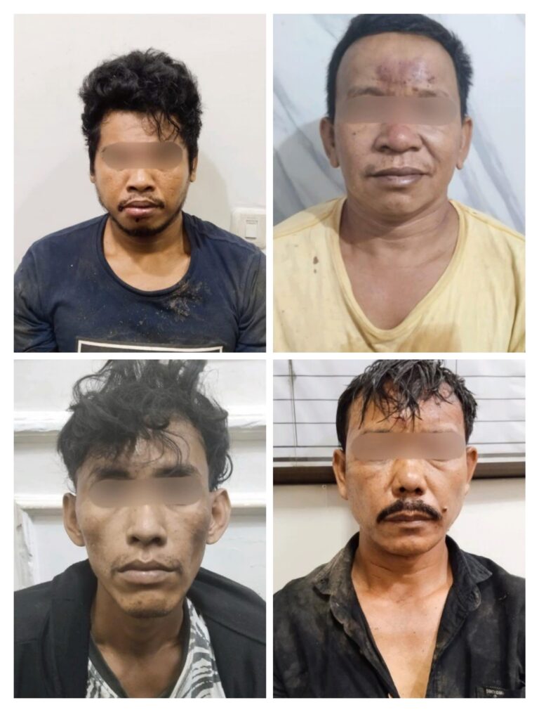 Empat Pelaku Spesialis Pencurian Hewan Ternak Berhasil Diamankan Polres Banyuasin, 1 Aksi Pencurian Digagalkan