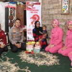 Kapolres Banyuasin Pimpin Langsung Aksi Genting, Perangi Stunting Sambut HUT Bhayangkara ke-79