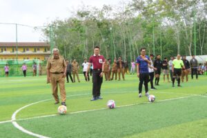 Kapolres Banyuasin Buka Turnamen Mini Soccer, Pererat Silaturahmi Jelang Hari Bhayangkara ke-79