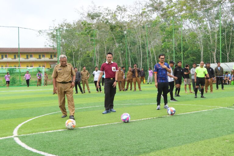 Kapolres Banyuasin Buka Turnamen Mini Soccer, Pererat Silaturahmi Jelang Hari Bhayangkara ke-79