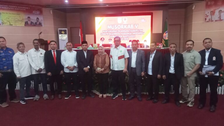 KONI Banyuasin Gelar Musorkab Ke-V, H. Diana Kusmila Terpilih Secara Aklamasi