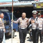 Kasat Lantas Polres Banyuasin Dampingi Dirlantas Polda Sumsel Survei Jalan Atas Pasar Betung